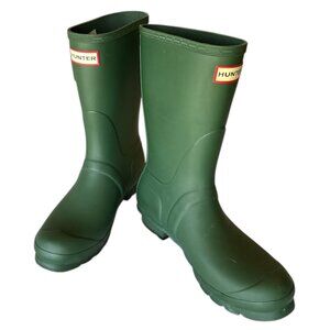 Hunter Original Short Rain Boots - Hunter Green - Size 9 US  40/41 EU